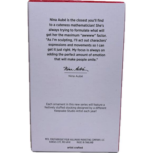 Hallmark STOCKING STUFFERS 2021 Keepsake Ornament #1 Series Cat Dog Bunny & More - Picture 3 of 7